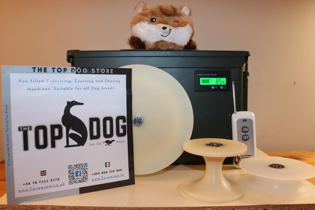 TheTopDogStore- Dog Coursing & Chasing Machines- Dog Toys- Dog Fitness- Dog Health- Dog Vet- Dog Collars- Dog Beds- Dog food- Ireland- UK- Monaghan- Free Delivery- 12 months Warranty