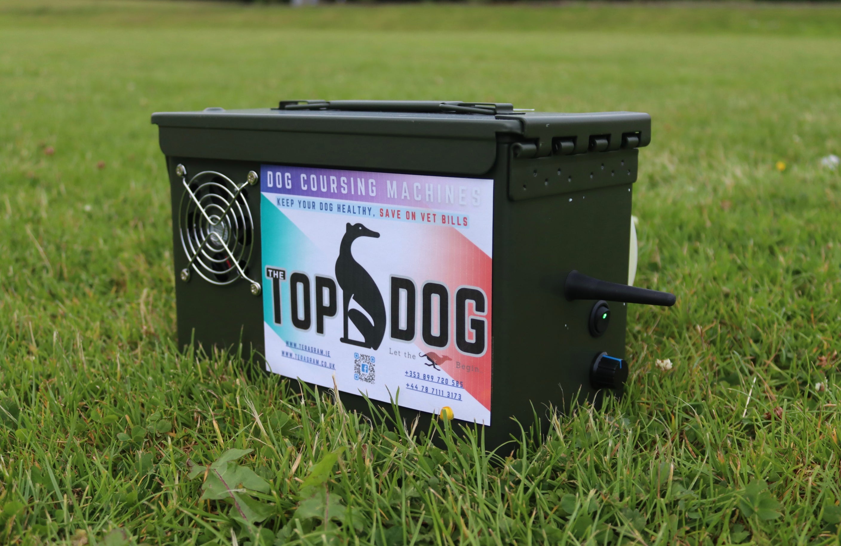 Thetopdogstore-Dog Coursing & exercising Machines-Hand built- Dog Toys- Dog Accessories- Pet Store- Dog Trainer- Greyhound Racing & training- Ireland & UK- Free Delivery