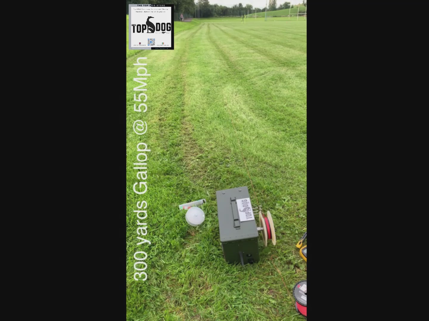 Load video: TheTopDogStore- Dog Coursing &amp; Chasing Machines- Dog Toys- Dog Fitness- Dog Health- Dog Vet- Dog Collars- Dog Beds- Dog food- Ireland- UK- Monaghan- Free Delivery- 12 months Warranty